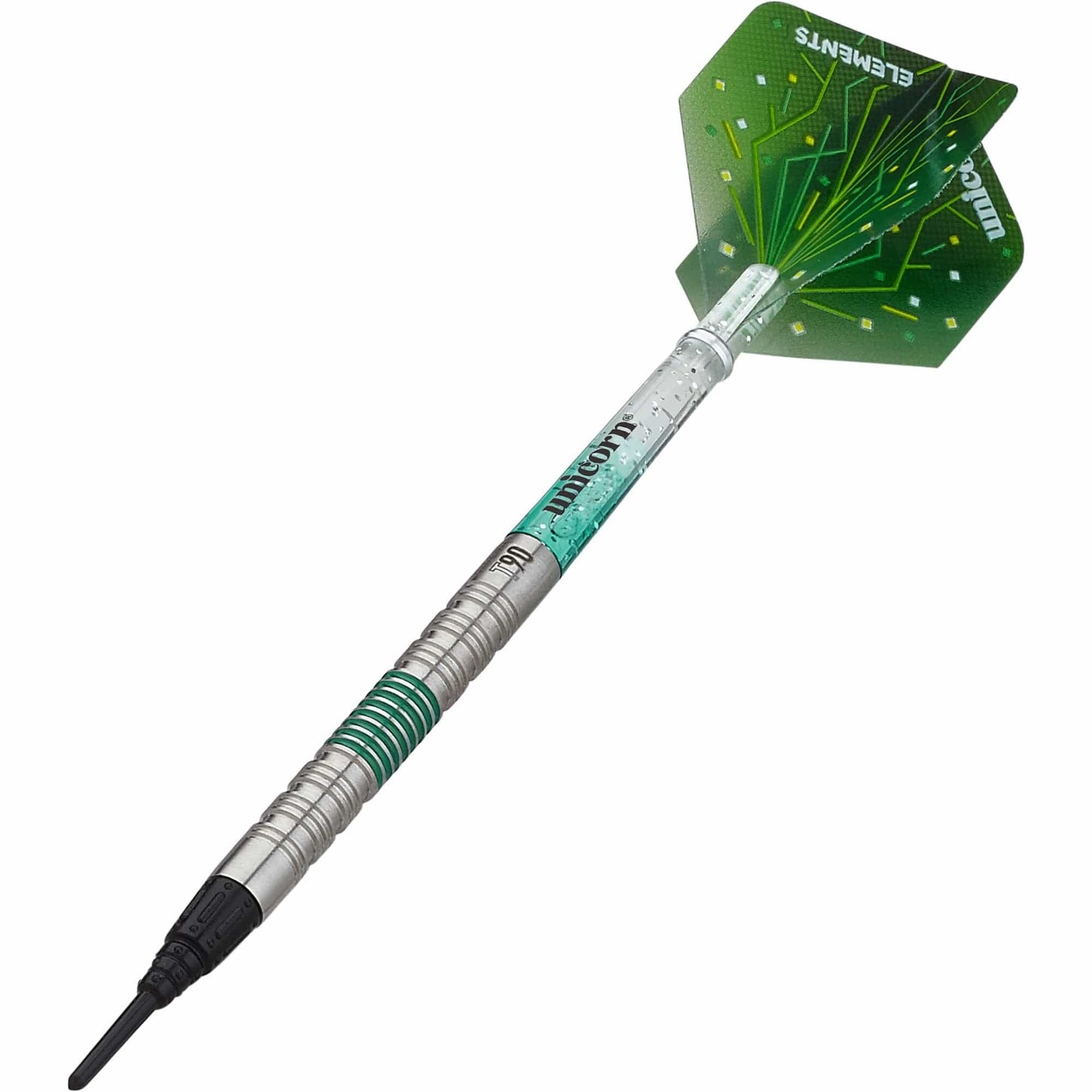 Unicorn T90 Darts - Soft Tip - Core XL - S2 - Green