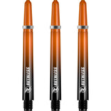 Ruthless Deflectagrip Plus Dart Shafts - Polycarbonate Stems with Springs - Orange Medium