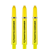Darts Corner Polycarbonate Shafts - Dart Stems - Yellow Tweenie