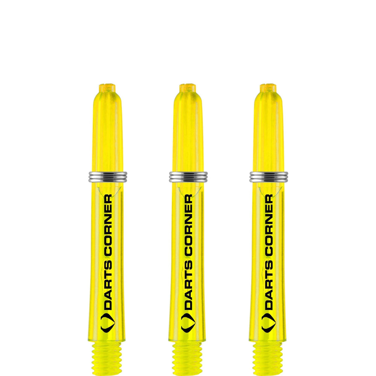 Darts Corner Polycarbonate Shafts - Dart Stems - Yellow Short