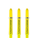 Darts Corner Polycarbonate Shafts - Dart Stems - Yellow Short