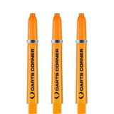 Darts Corner Polycarbonate Shafts - Dart Stems - Orange Tweenie