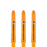 Darts Corner Polycarbonate Shafts - Dart Stems - Orange Short