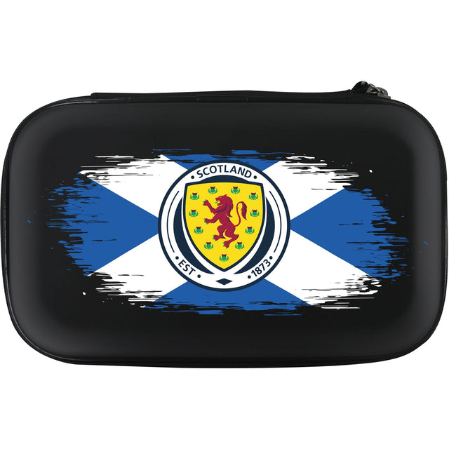 Scotland Football Darts Case - Official Licensed - Black - W1 - St Andrew - Blue