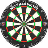 West Ham United FC - Official Licensed - Professional Dartboard - Crest and Wordmark