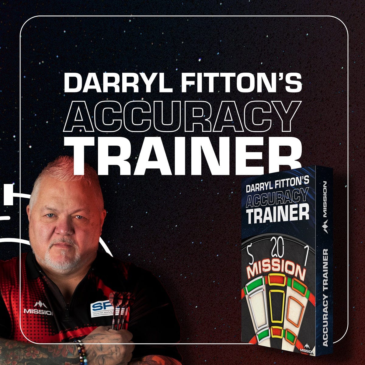 Mission Darryl Fittons Accuracy Trainer - Training Aid - 3 Levels - (2 Sets)