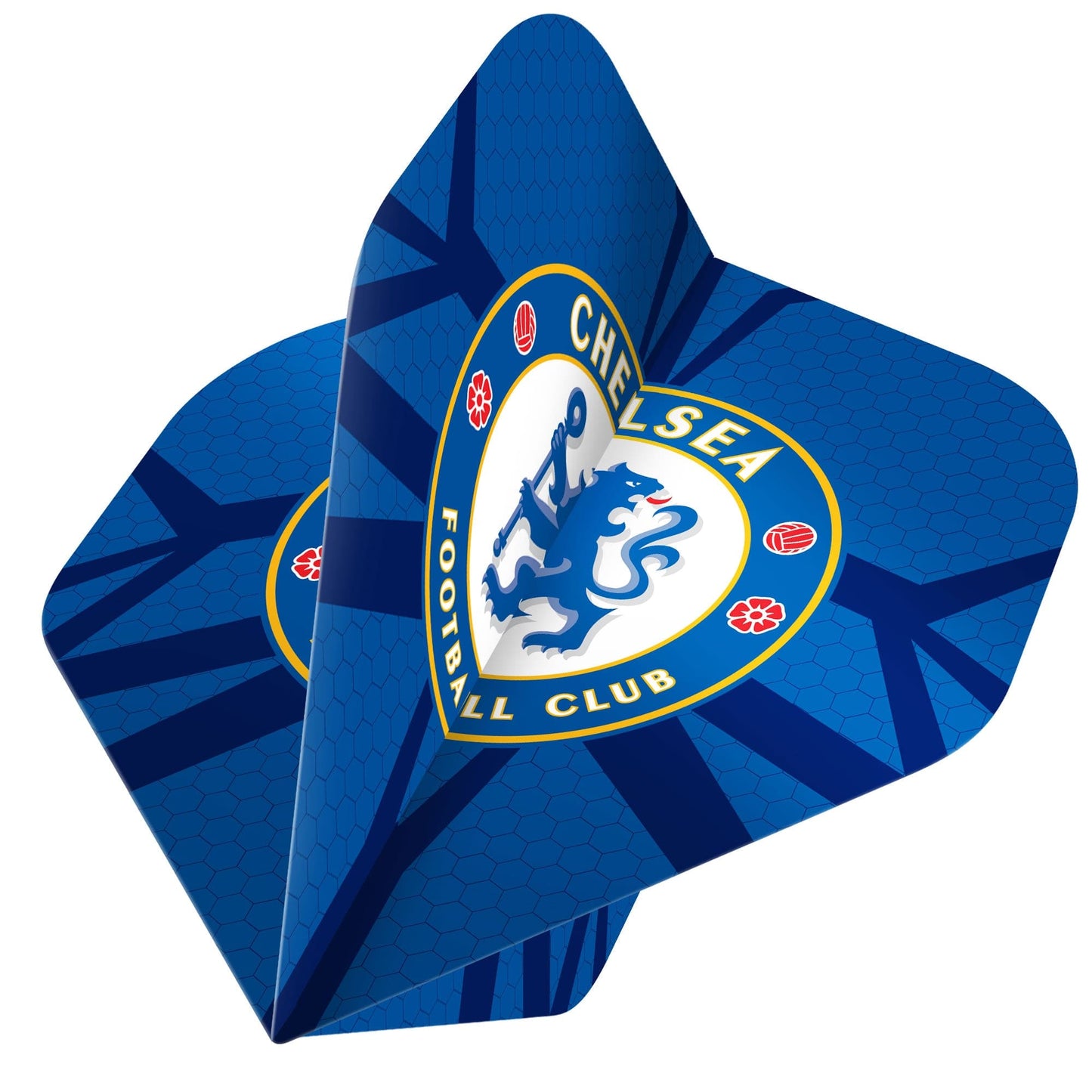 Chelsea Football Dart Flights - 100 Micron - No2 - Std - F1 - Pattern Logo