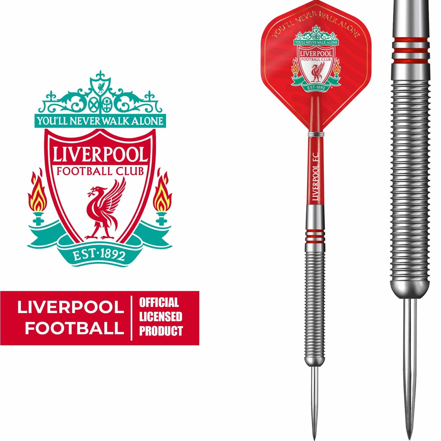 Liverpool FC Darts - Steel Tip Tungsten - Official Licensed - LFC - 24g 24g