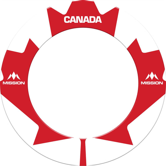 Mission Dartboard Surround - Canada Design - Large Maple Leaf