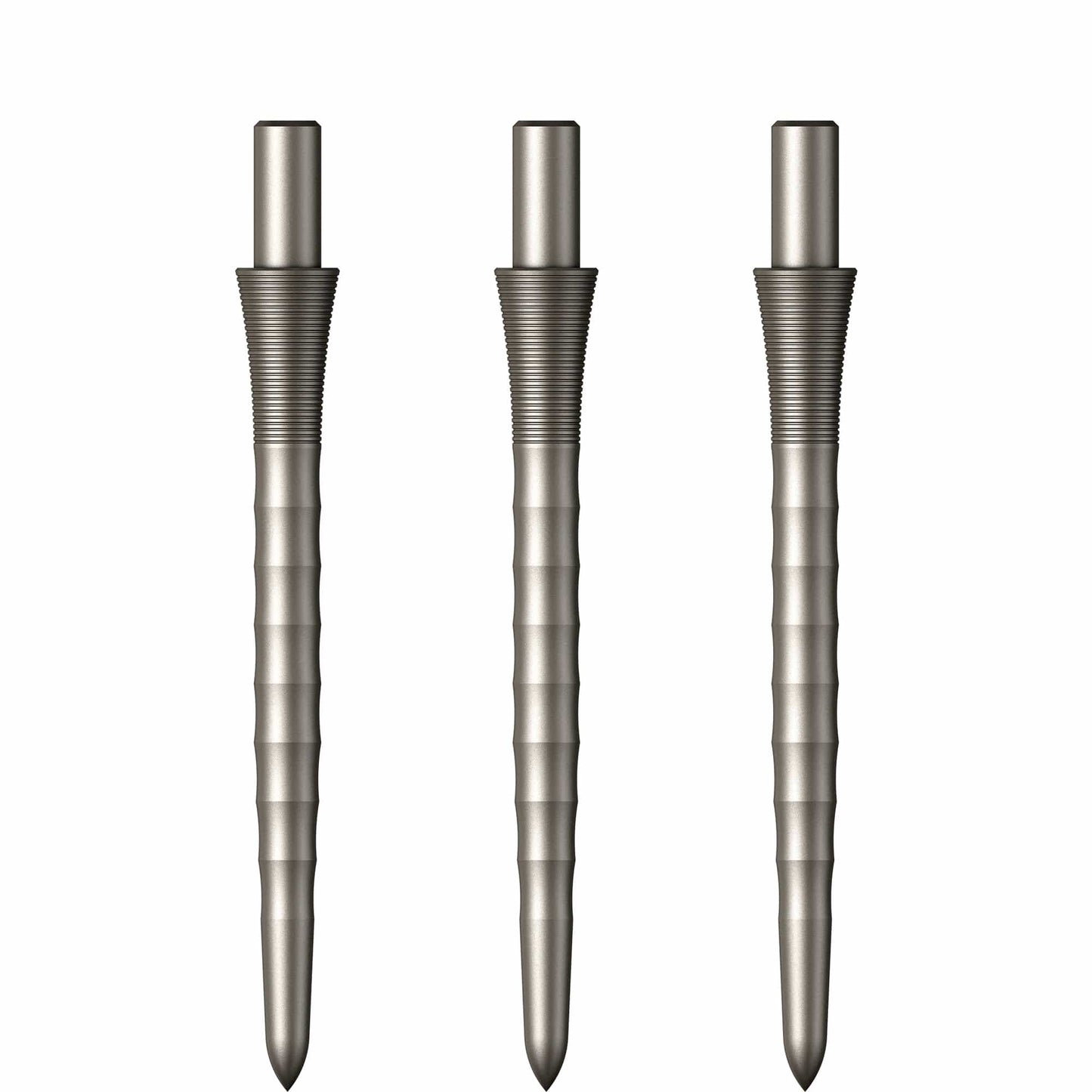 Mission Sniper Points - Steel Tip - Precision Spare Points - Ripple - Silver 28mm