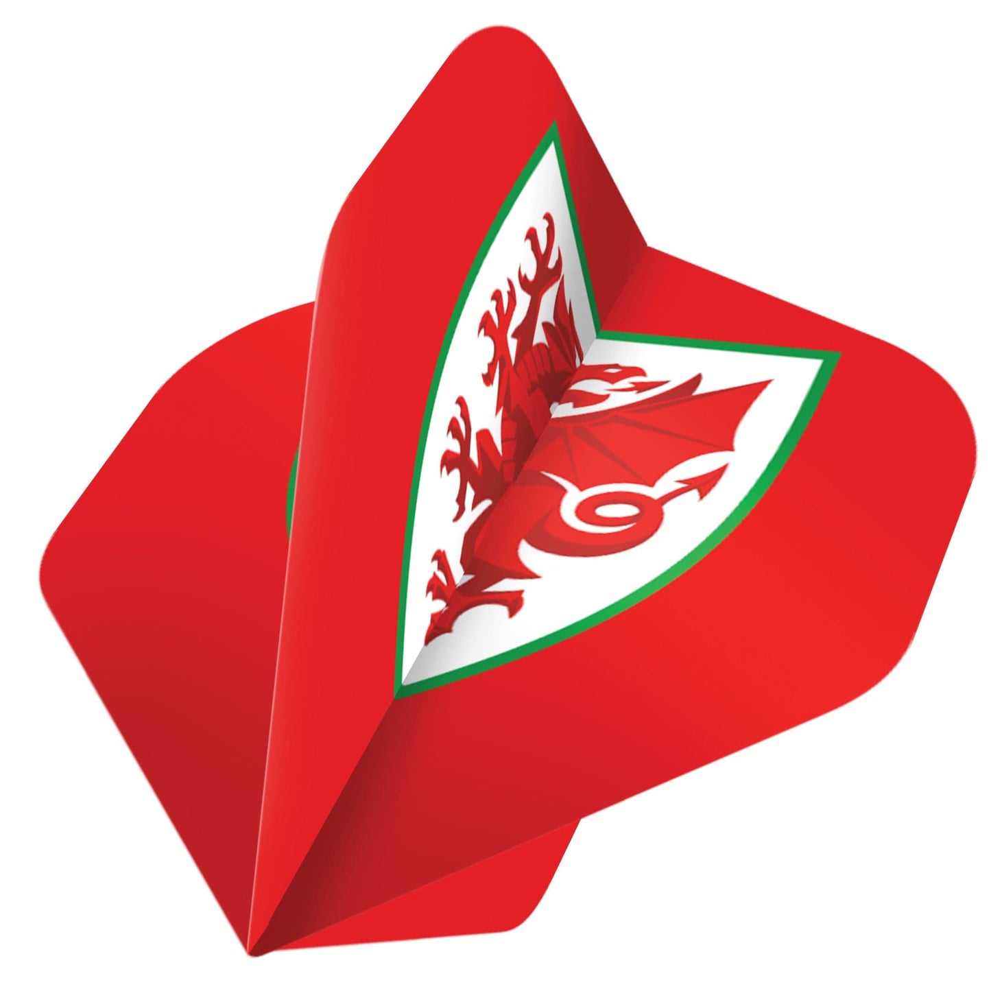Wales FA - Dart Flights - 100 Micron - No2 - Std - Welsh \ Cymru - F1 - Crest