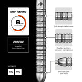 Mission BLUPRNT R2.5 Darts - Steel Tip - 90% Tungsten - SKTCH