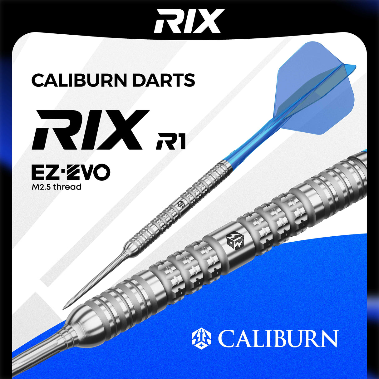 Caliburn Rix Darts - Steel Tip - 90% Tungsten - R1