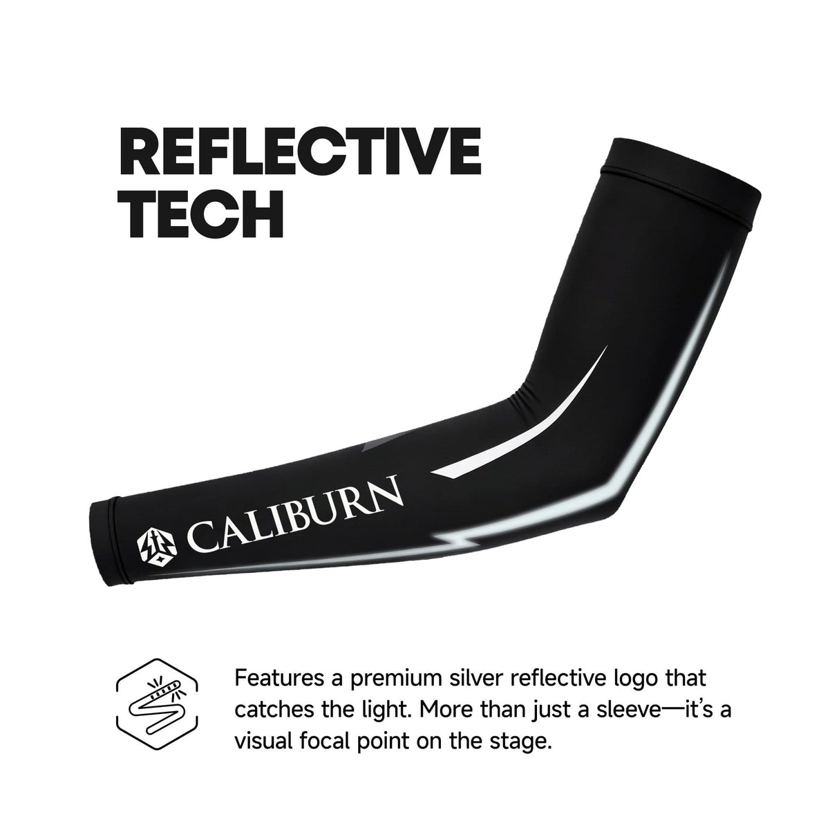 CALIBURN Darts REACH Arm Sleeves (Pair) - Black