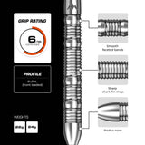 Mission BLUPRNT R2.5 Darts - Steel Tip - 90% Tungsten - SHAPD