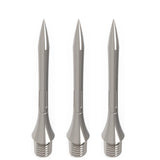 Caliburn Bamboo Smooth Conversion Points - Screw In - Soft Tip to Steel Tip - Silver