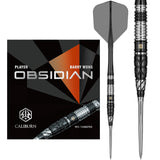 Caliburn Players Darts - Steel Tip - 90% Tungsten - Obsidian: Barry Wong