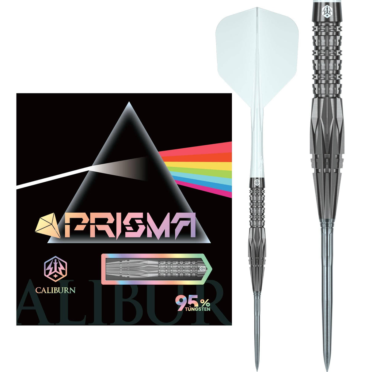 Caliburn Prisma Darts - Steel Tip - 95% Tungsten - P1 19.5g
