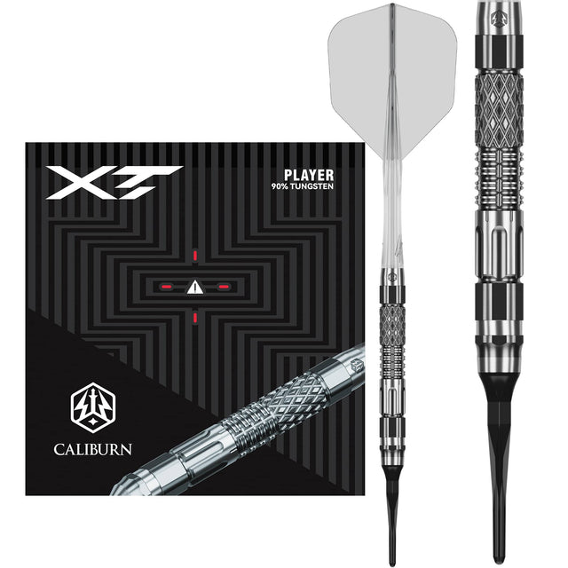 Caliburn Players Darts - Soft Tip - 90% Tungsten - XT 20g