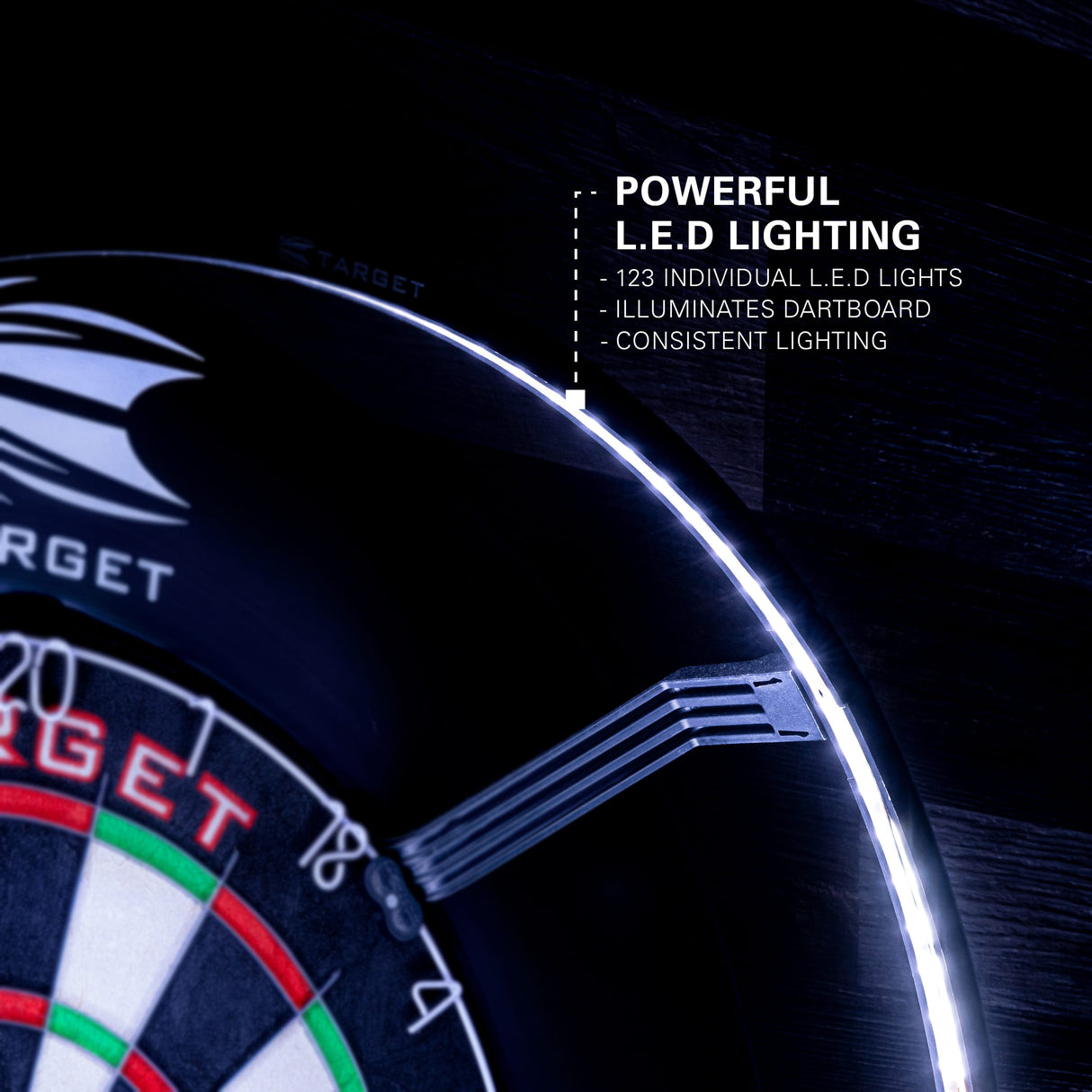 Target Corona Dartboard Lighting - 360º Light Ring