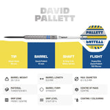 BULL'S David Pallett Darts - Steel Tip - 90% Tungsten