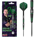 BULL'S Brian Raman Darts - Steel Tip - 90% Tungsten - G2