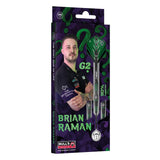 BULL'S Brian Raman Darts - Steel Tip - 90% Tungsten - G2
