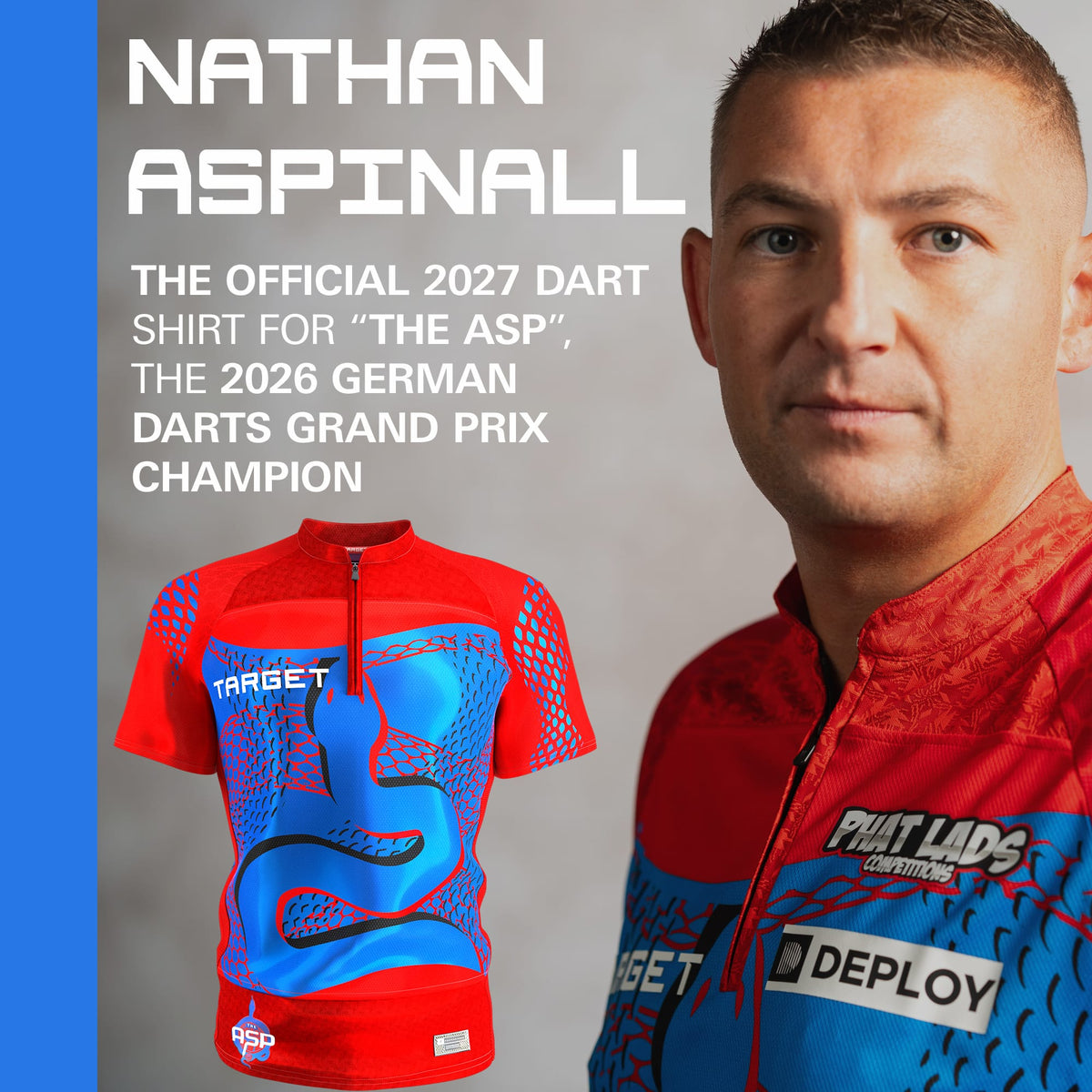 Target Player Darts Shirt - Nathan Aspinall 2027 - Youth