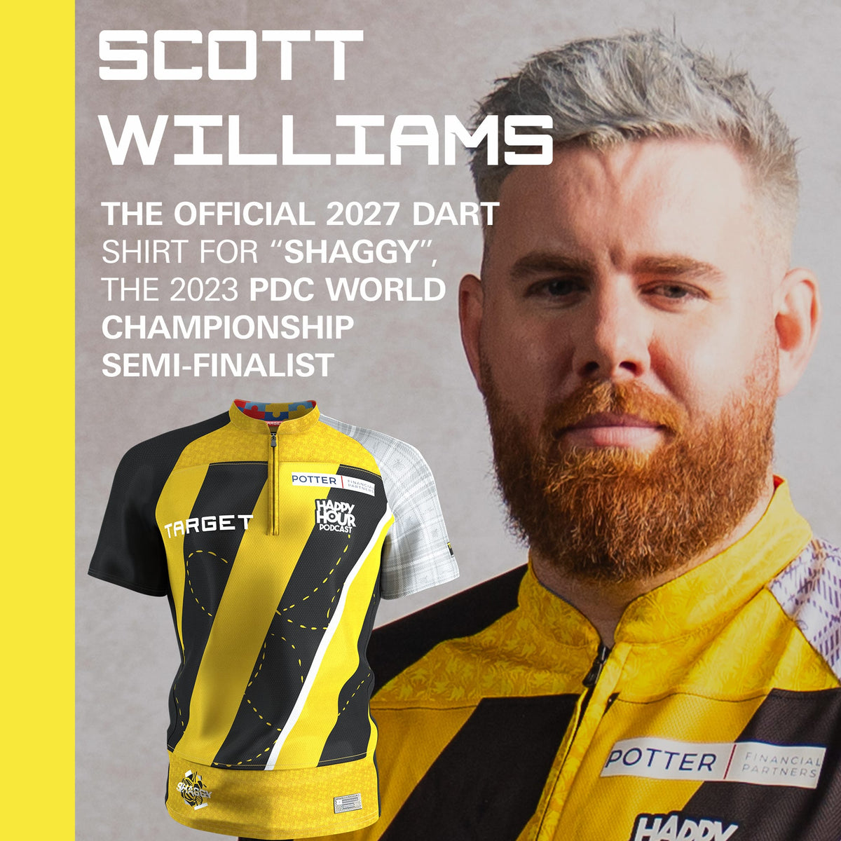 Target Player Darts Shirt - Scott Williams 2027