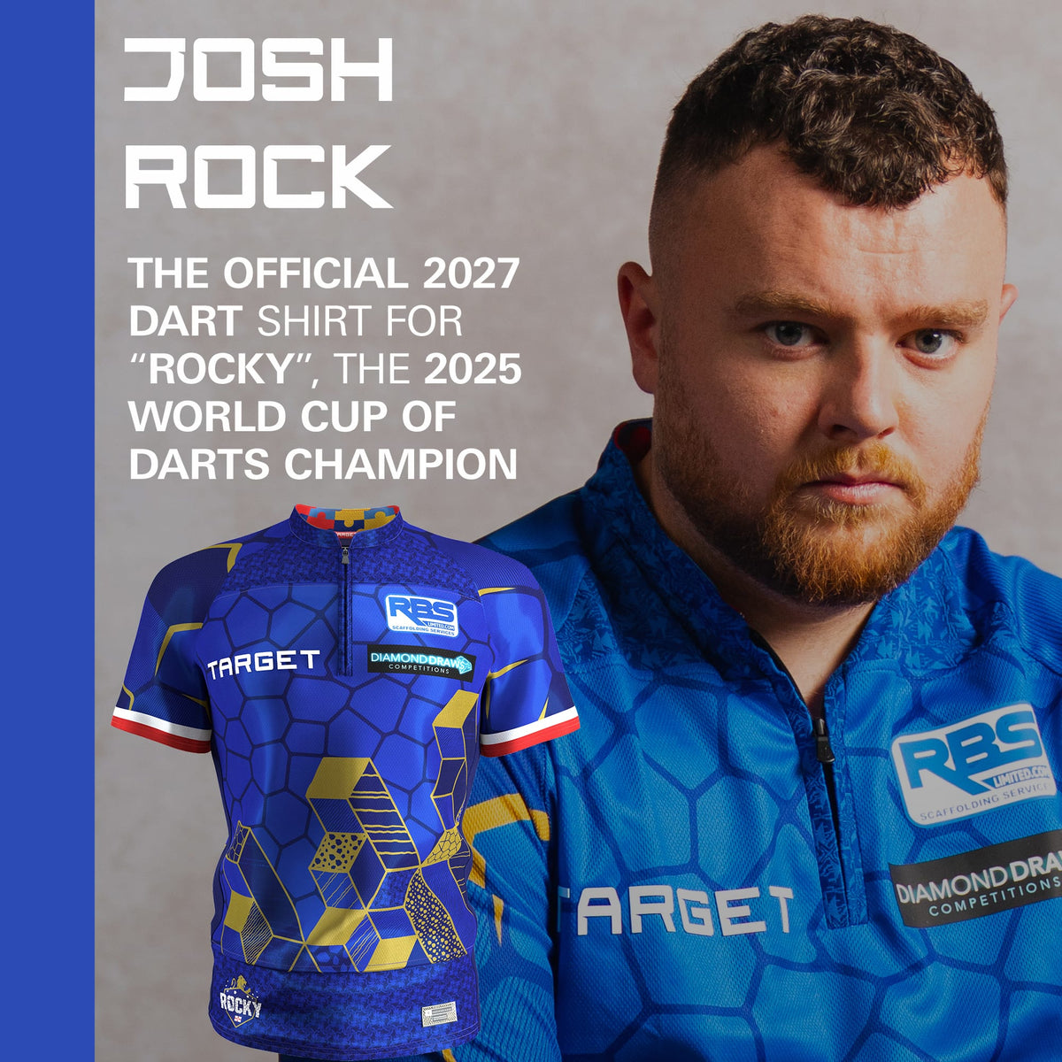 Target Player Darts Shirt - Josh Rock 2027 - Youth