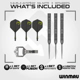 Winmau Michael van Gerwen Switch Darts - Steel Tip - 90% Tungsten - Signature