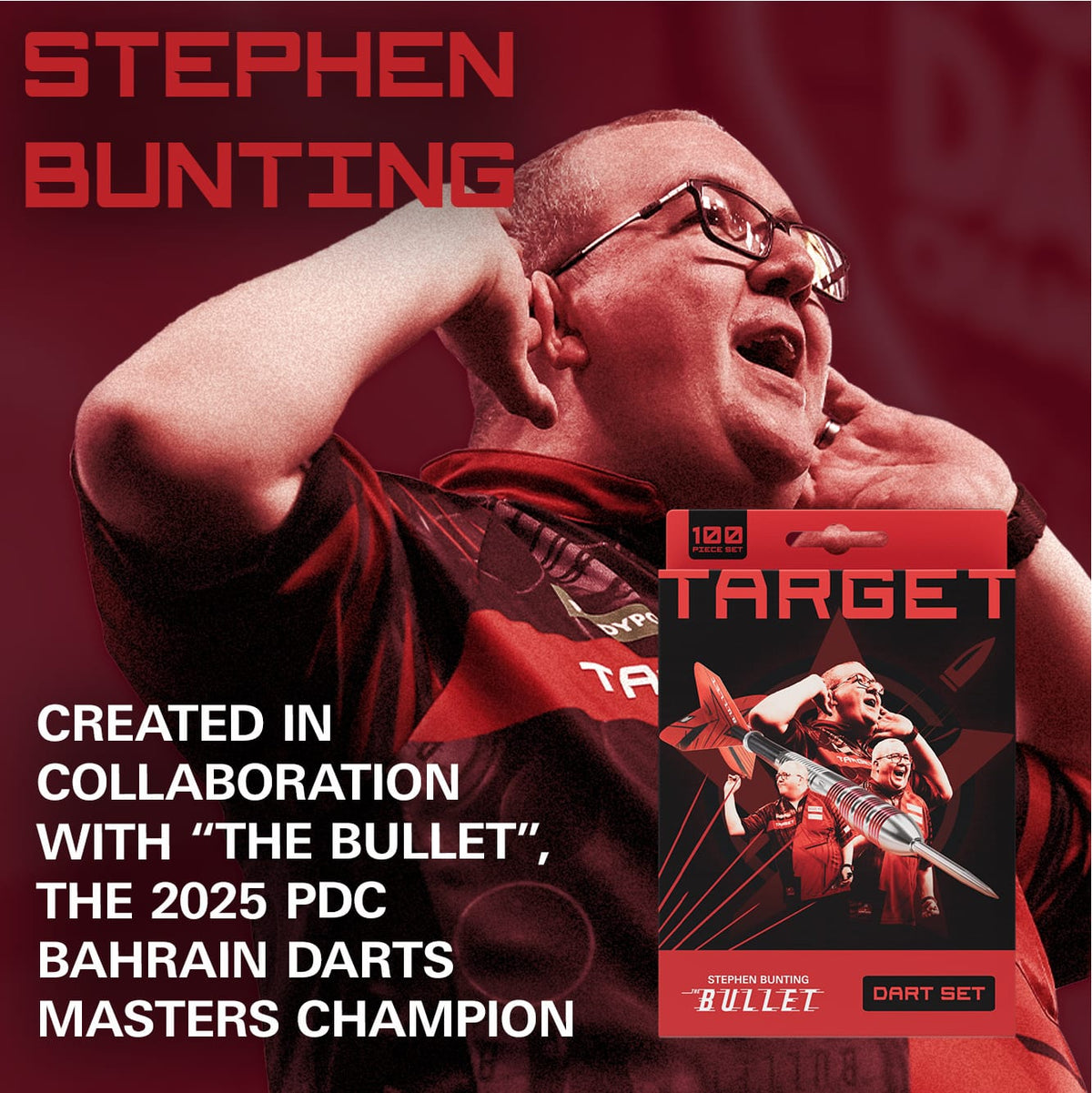 Target Stephen Bunting Darts - 100 piece Accessory Kit
