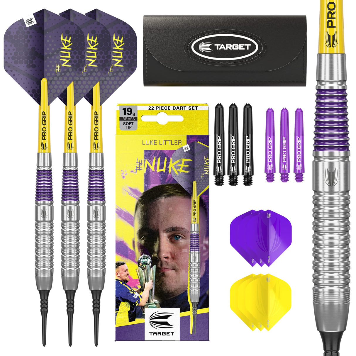 Target Luke Littler Darts - Soft Tip - Brass 19g