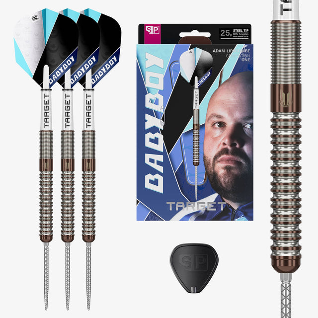 Target Adam Lipscombe Darts - Steel Tip - 90% Tungsten 25g