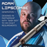 Target Adam Lipscombe Darts - Steel Tip - 90% Tungsten 25g