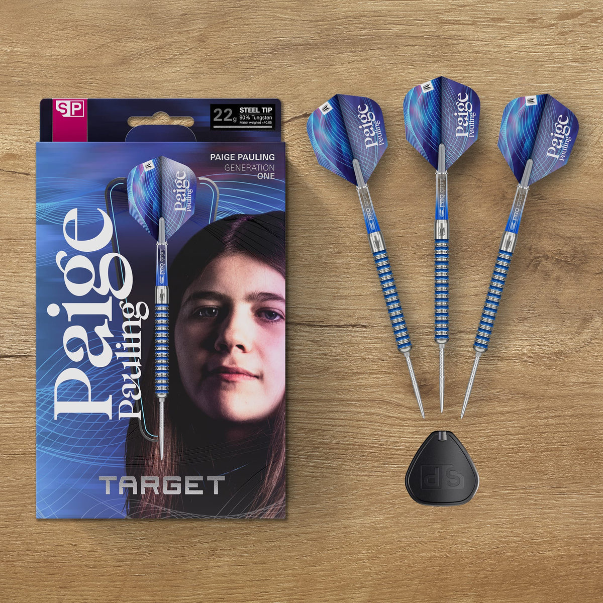 Target Paige Pauling Darts - Steel Tip - 90% Tungsten 22g
