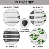 Target Charlie Manby Darts - Steel Tip - 95% Tungsten