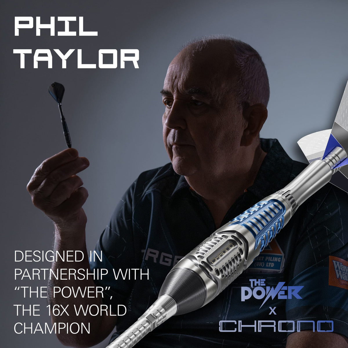 Target Phil Taylor Darts - Steel Tip - 95% Tungsten - Power Chrono