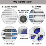 Target Phil Taylor Darts - Steel Tip - 95% Tungsten - Power Chrono