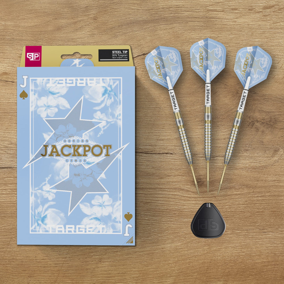 Target Adrian Lewis Darts - Steel Tip - 95% Tungsten - Showdown