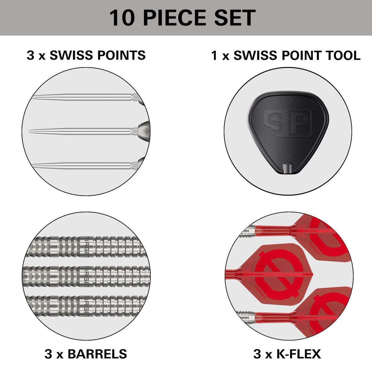 Target Group Ø Darts - Steel Tip - 50% Tungsten - SP03