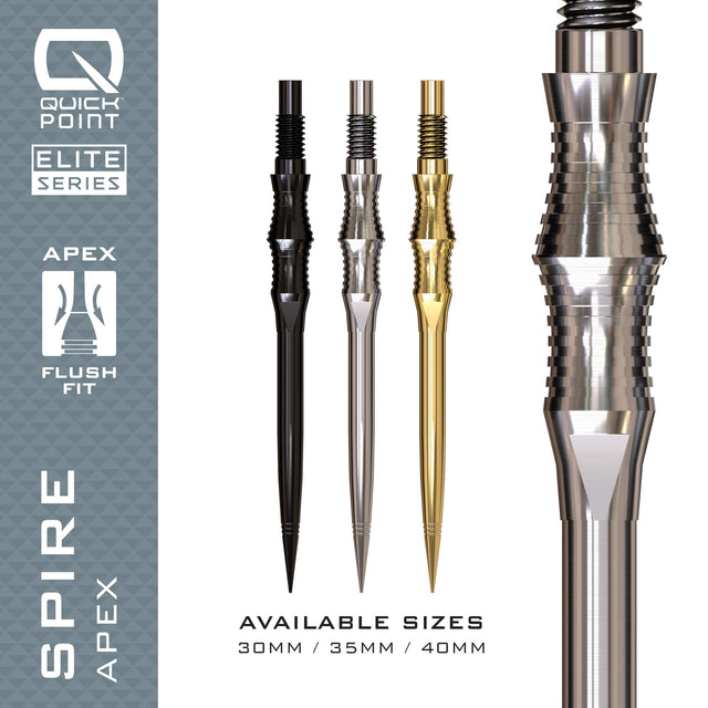 Harrows Quick Points - Steel Tip - Apex Spire