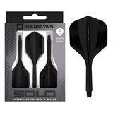 Harrows Solo 2 Dart Flights - Moulded Shaft & Flight