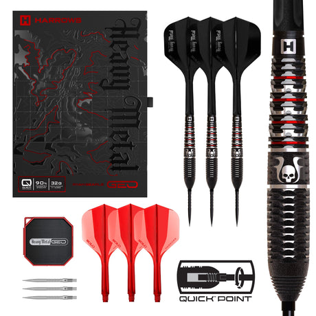 Harrows Ryan Searle Darts - Steel Tip - 90% Tungsten - Geo