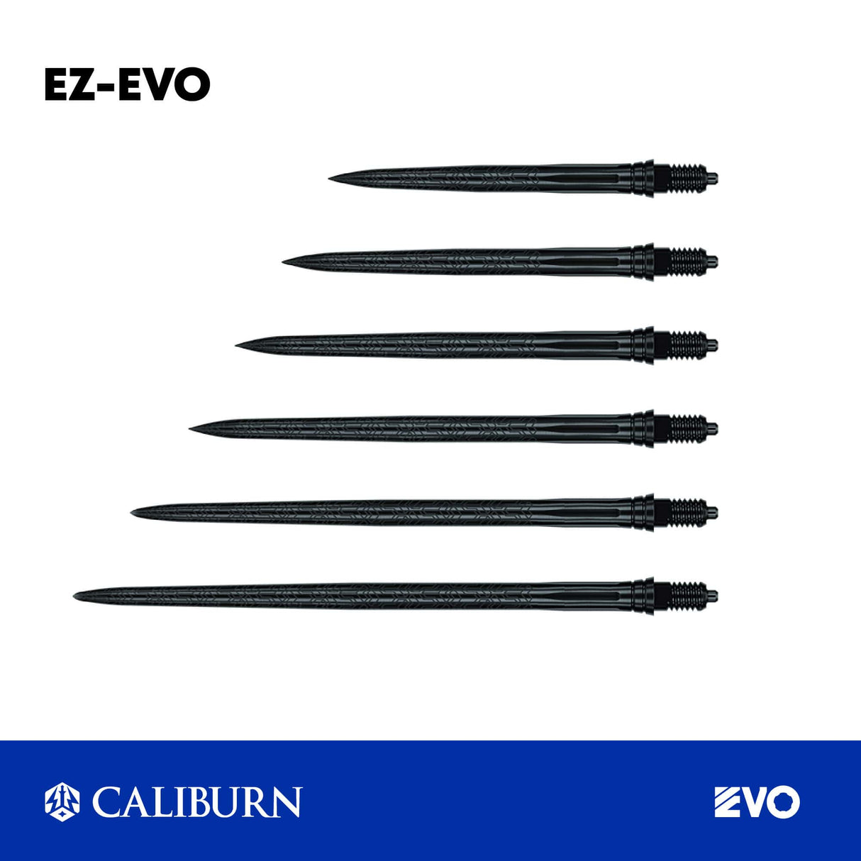 CALIBURN EZ-EVO Dart Points - Steel Tip - Laser Armour