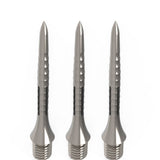 Caliburn Bamboo Conversion Points - Screw In - Soft Tip to Steel Tip - Silver & Black