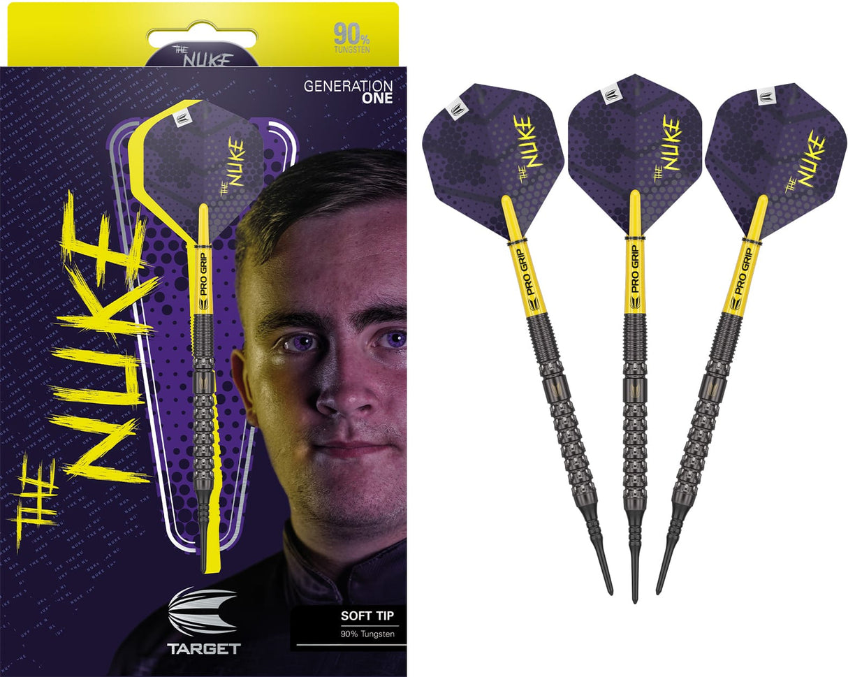 Target Luke Littler Darts - Soft Tip - 90% Tungsten 19g