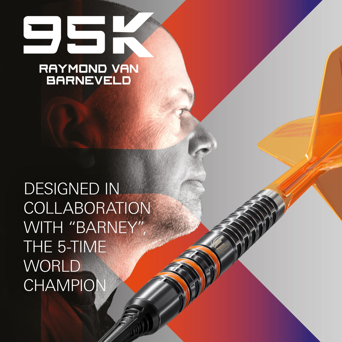 Target Raymond van Barneveld Darts - Soft Tip - 95% Tungsten - 95K 20g