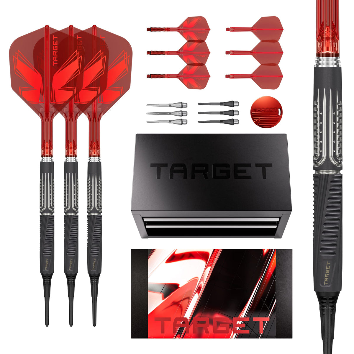 Target Shift Darts - Soft Tip - 90% Tungsten 18g