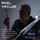 Target Phil Taylor Darts - Soft Tip - 95% Tungsten - Power Chrono